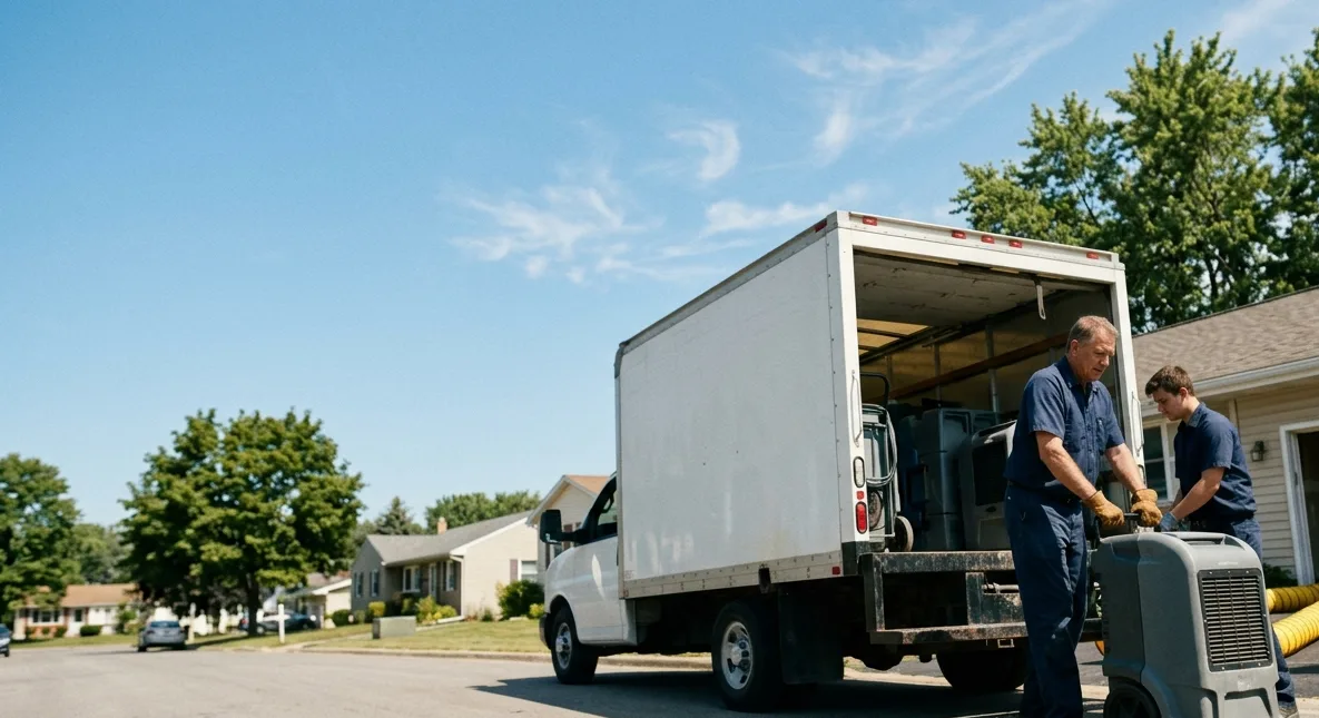 Water Damage Cleanup in Sharpsville, IN near me